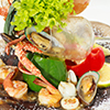 מנת פירות ים במסעדת ארבסק