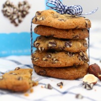 עוגיות דאבל שוקולד צ'יפס ואגוזי לוז
