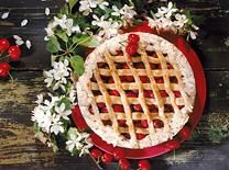 פאי דובדבנים טריים- יותר יפה או יותר טעים?