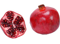 פרי הרימון מתאפיין במספר הרב של הגרעינים העסיסיים