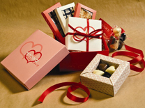 שוקולדה: רביעיית לבבות שמסמלים אהבה