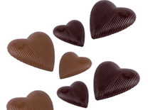 לאונידס: המארז עצמו עשוי משוקולד מריר