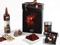 שוקולדים עם הדפסים של Happy New Year 