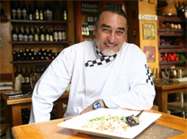 שף שאול בן אדרת למסעדת קימל
