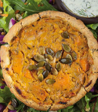 קיש בטטות ללא גלוטן - קפה לואיז