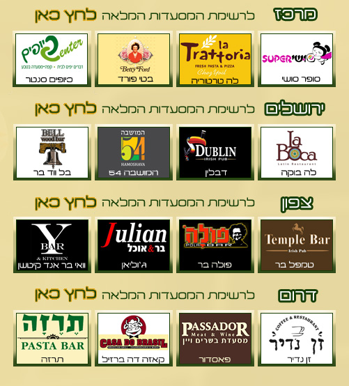 מונדיאל במסעדות